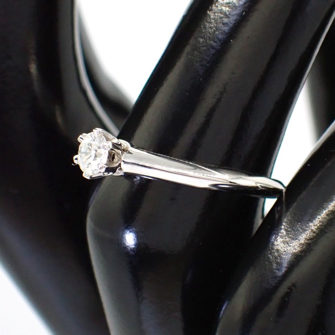 Tiffany Ring Co. 0.20Ct G Vs1 None 8 Pt950 5055
