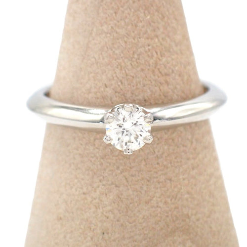 Tiffany Ring Co. 0.20Ct G Vs1 None 8 Pt950 5055