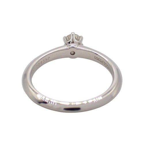 Tiffany Ring Co. 0.20Ct G Vs1 None 8 Pt950 5055