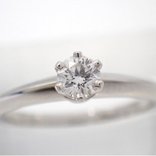 Tiffany Ring Co. 0.20Ct G Vs1 None 8 Pt950 5055