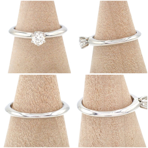 Tiffany Ring Co. 0.20Ct G Vs1 None 8 Pt950 5055