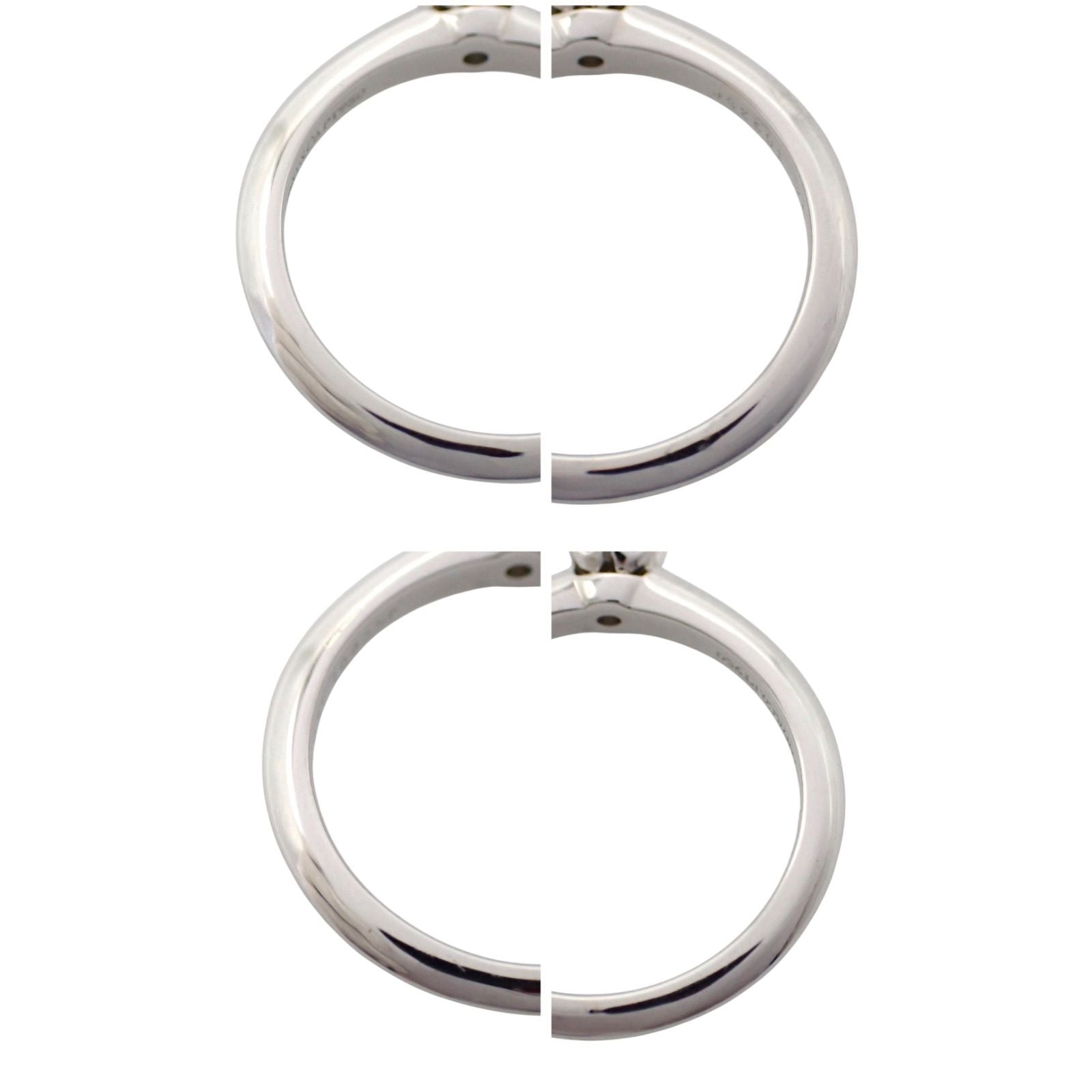 Tiffany Ring Co. 0.20Ct G Vs1 None 8 Pt950 5055