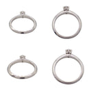 Tiffany Ring Co. 0.20Ct G Vs1 None 8 Pt950 5055