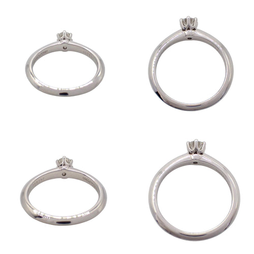 Tiffany Ring Co. 0.20Ct G Vs1 None 8 Pt950 5055
