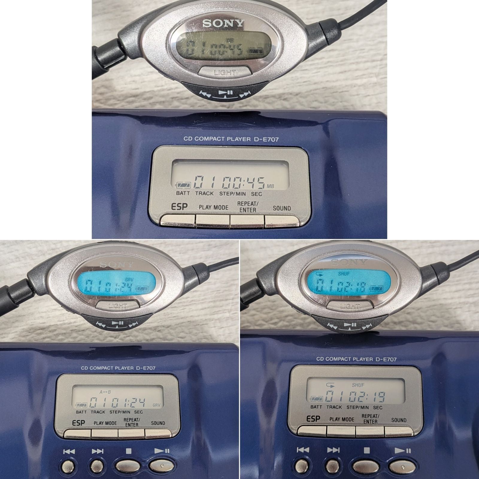 Sony Portable Cd Player D-E707