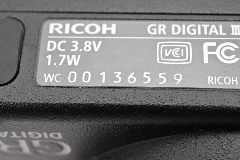 Ricoh Compact Digital Cameras Richo Gr Iii