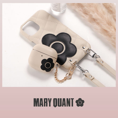 Mary Quant Earphone Case Airpods Pu Leather Hybrid 4 Ap4-Mq