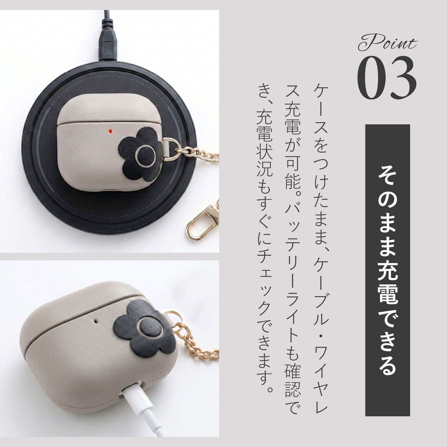 Mary Quant Earphone Case Airpods Pu Leather Hybrid 4 Ap4-Mq