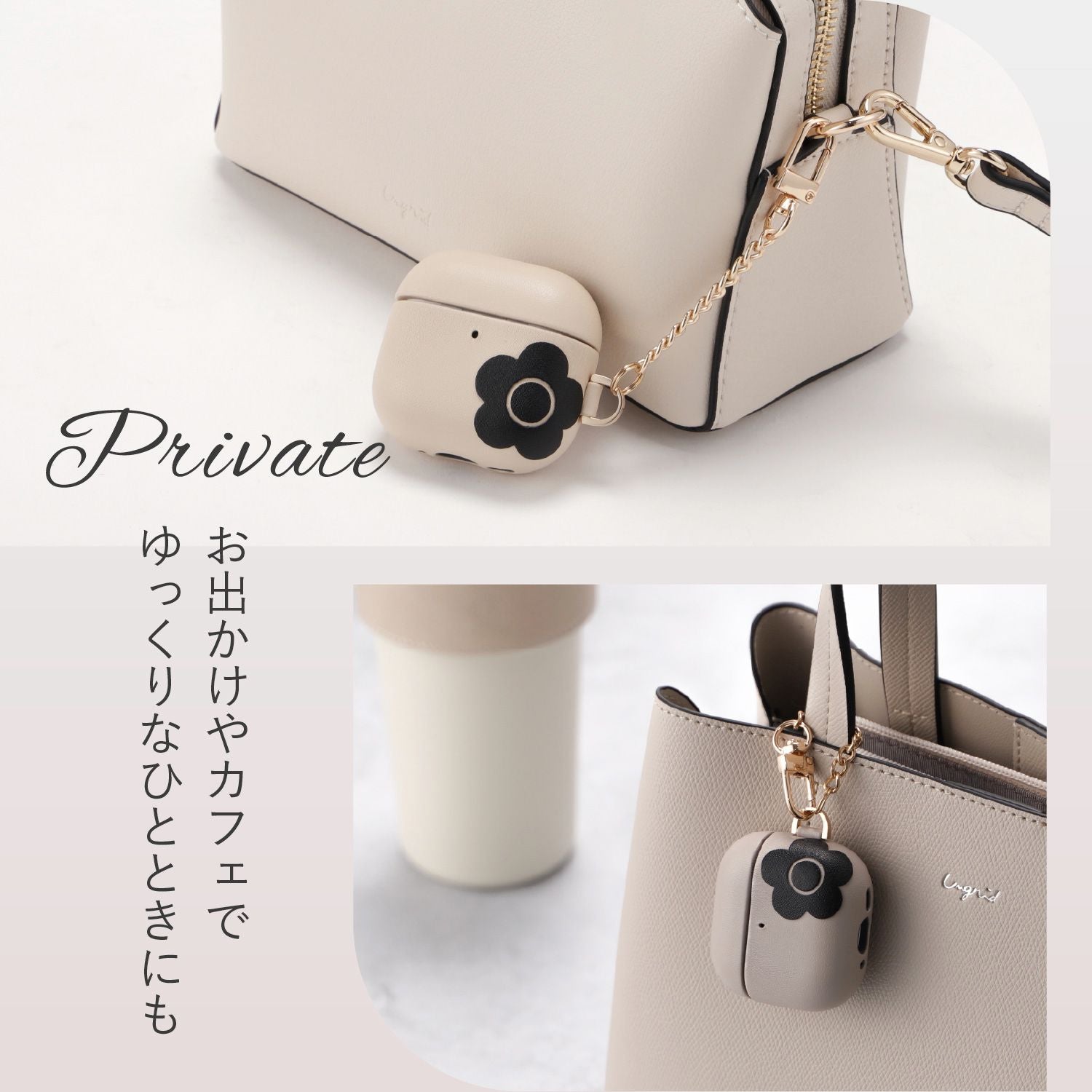 Mary Quant Earphone Case Airpods Pu Leather Hybrid 4 Ap4-Mq