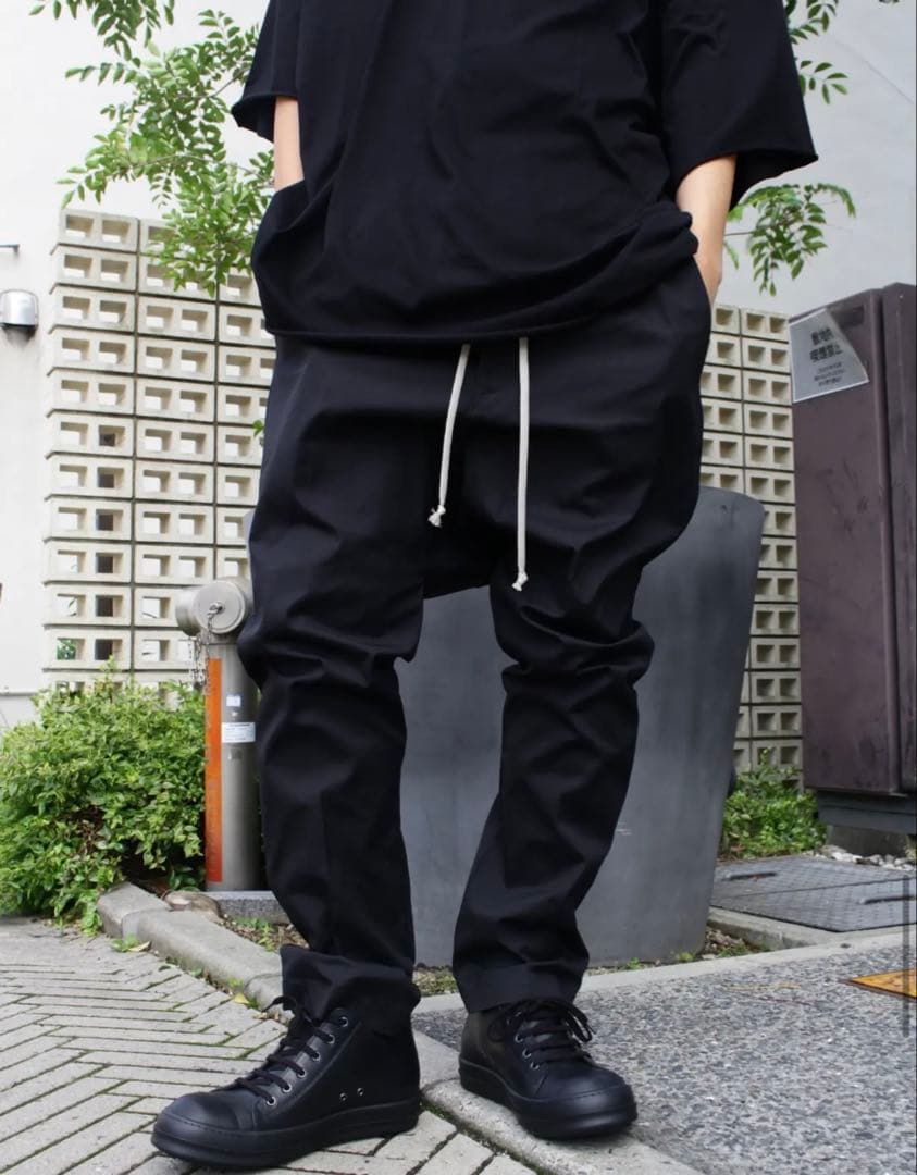 Rick Owens Harem Pants Rickowens Drawstring Long Te Size44(Xs)