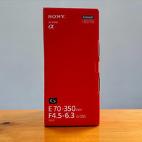 Sony Zoom Lenses E70-350 F4.5-6.3 G Oss Sel70350G