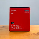 Sony Zoom Lenses E70-350 F4.5-6.3 G Oss Sel70350G
