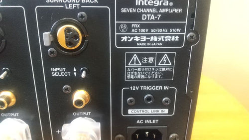 Onkyo Power Amplifiers Dta-7 7Ch