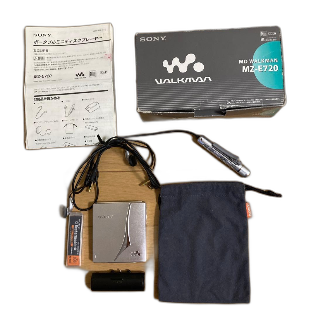 Sony Portable Md Player Walkman Mz-E720