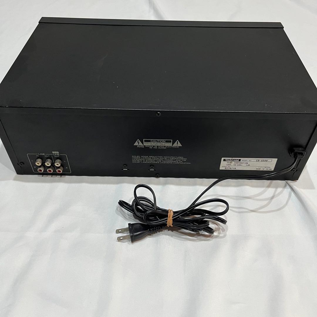 Tascam Cd Md Cassette Deck Cd-A500