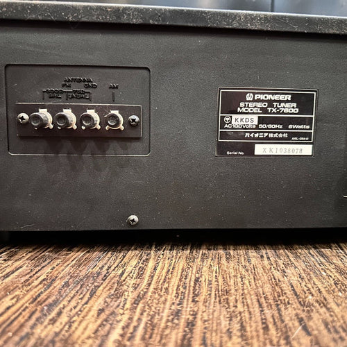 Pioneer Radio Tuner Tx-7600 Fm