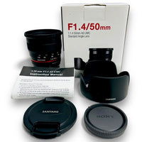 Samyang Lens (Zoom) F1.4 E