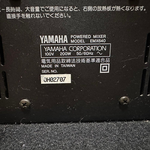 Powered Mixers Yamaha Emx640