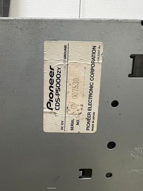 Carrozzeria Deck Player Changer Cds-P5000 Keh-P3006Zy