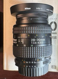 Nikon Zoom Lenses Af Nikkor 28-70Mm 1:3.5-4.5D