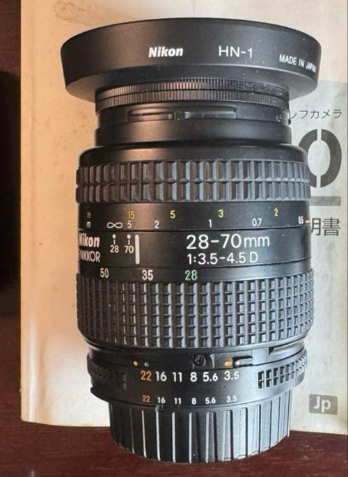 Nikon Zoom Lenses Af Nikkor 28-70Mm 1:3.5-4.5D