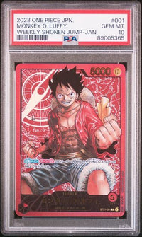 One -Piece Card Game Psa10 D (L <St01-001>