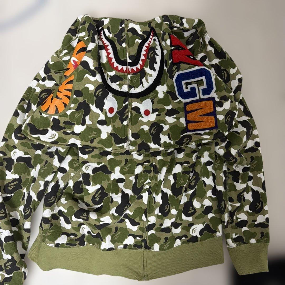 Felpe con cappuccio A Bathing Ape Bape Zozo Color Camo Separate