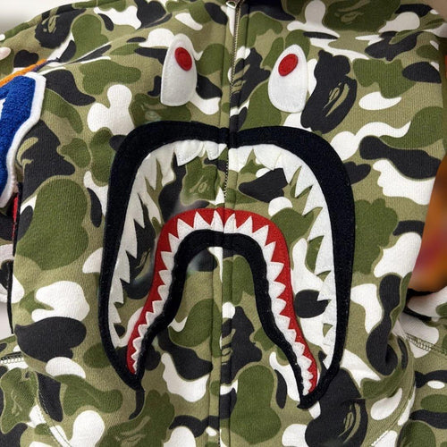 Felpe con cappuccio A Bathing Ape Bape Zozo Color Camo Separate