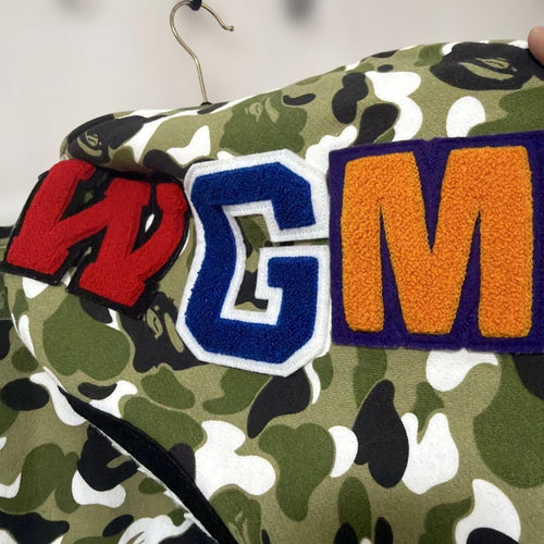 Felpe con cappuccio A Bathing Ape Bape Zozo Color Camo Separate