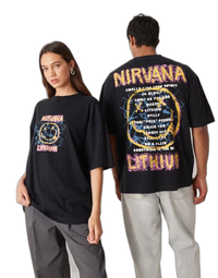 Short Sleeve (T -Shirt) Asos Designirvana Unisex Boxy Oversized Tshirt With