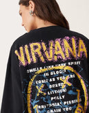 Short Sleeve (T -Shirt) Asos Designirvana Unisex Boxy Oversized Tshirt With