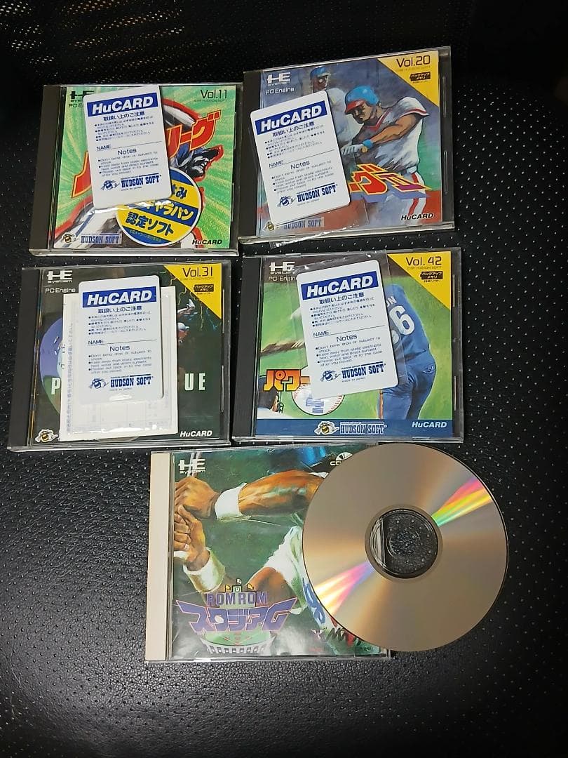 Nec Soft Pc Engine Hu Baseball Collection 5 Set