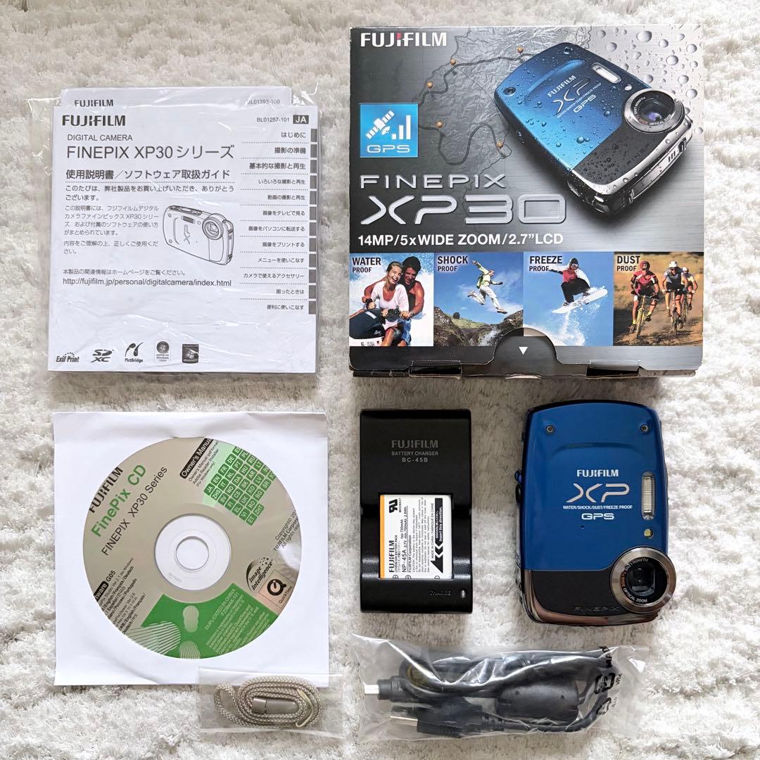 Fujifilm Compact Digital Cameras Finepix Xp30 Blue