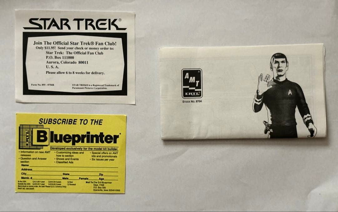Amt Sci Fi, Fantasy Horror Star Trek Mr. Spock 12