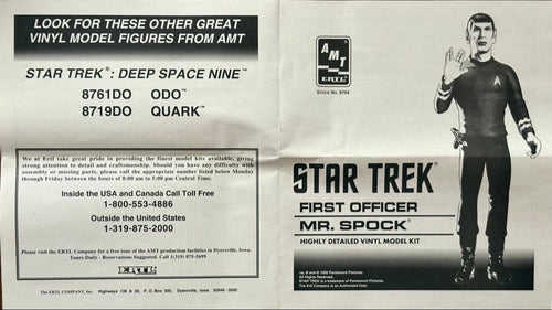 Amt Sci Fi, Fantasy Horror Star Trek Mr. Spock 12