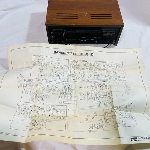 Radio Tuner Sansui Tu-666 Am Fm