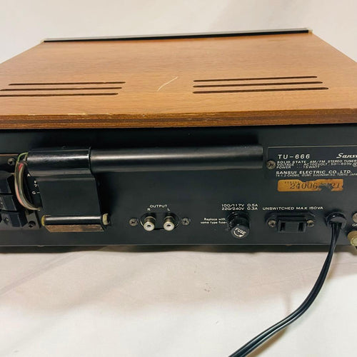 Radio Tuner Sansui Tu-666 Am Fm