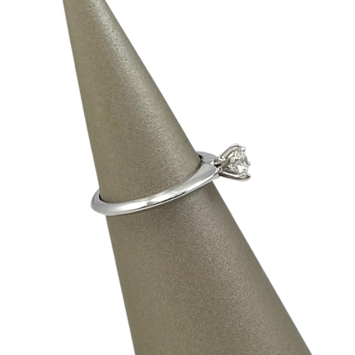 Tiffany Ring Pt950 0.30Ct
