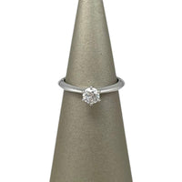 Tiffany Ring 8 Pt950 0.30Ct