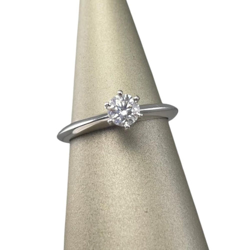 Tiffany Ring Pt950 0.30Ct