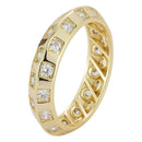 Ring Sunkissed Sterling Silver Cubic Zirconialternating Band Tone