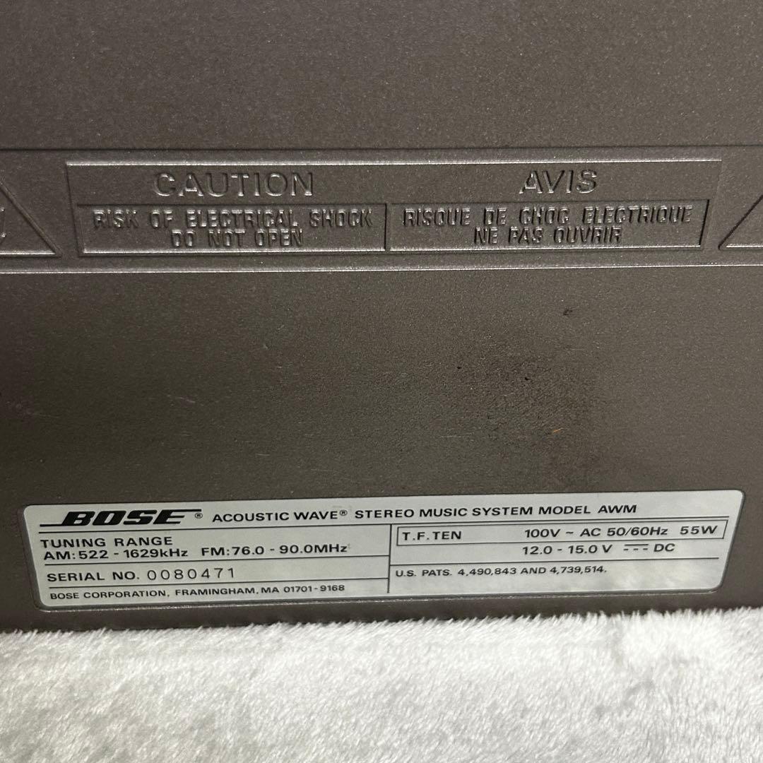 Bose Radio And Boombox Acoustic Wave Music System Awm