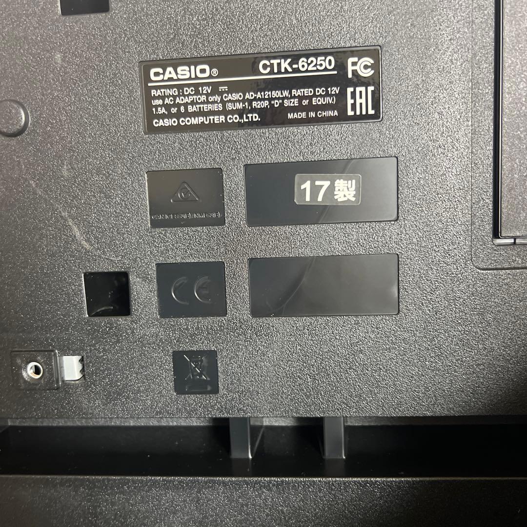 Keyboard Electronic Piano Casio Ctk-6250