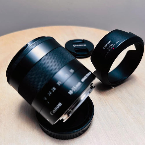 Canon Lens (Zoom) Ef-M18-55Mm F3.5-5.6 Is Stm+Ew-54