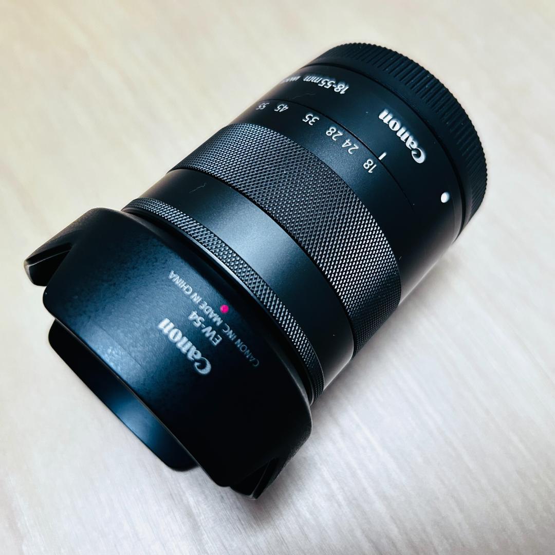 Canon Lens (Zoom) Ef-M18-55Mm F3.5-5.6 Is Stm+Ew-54