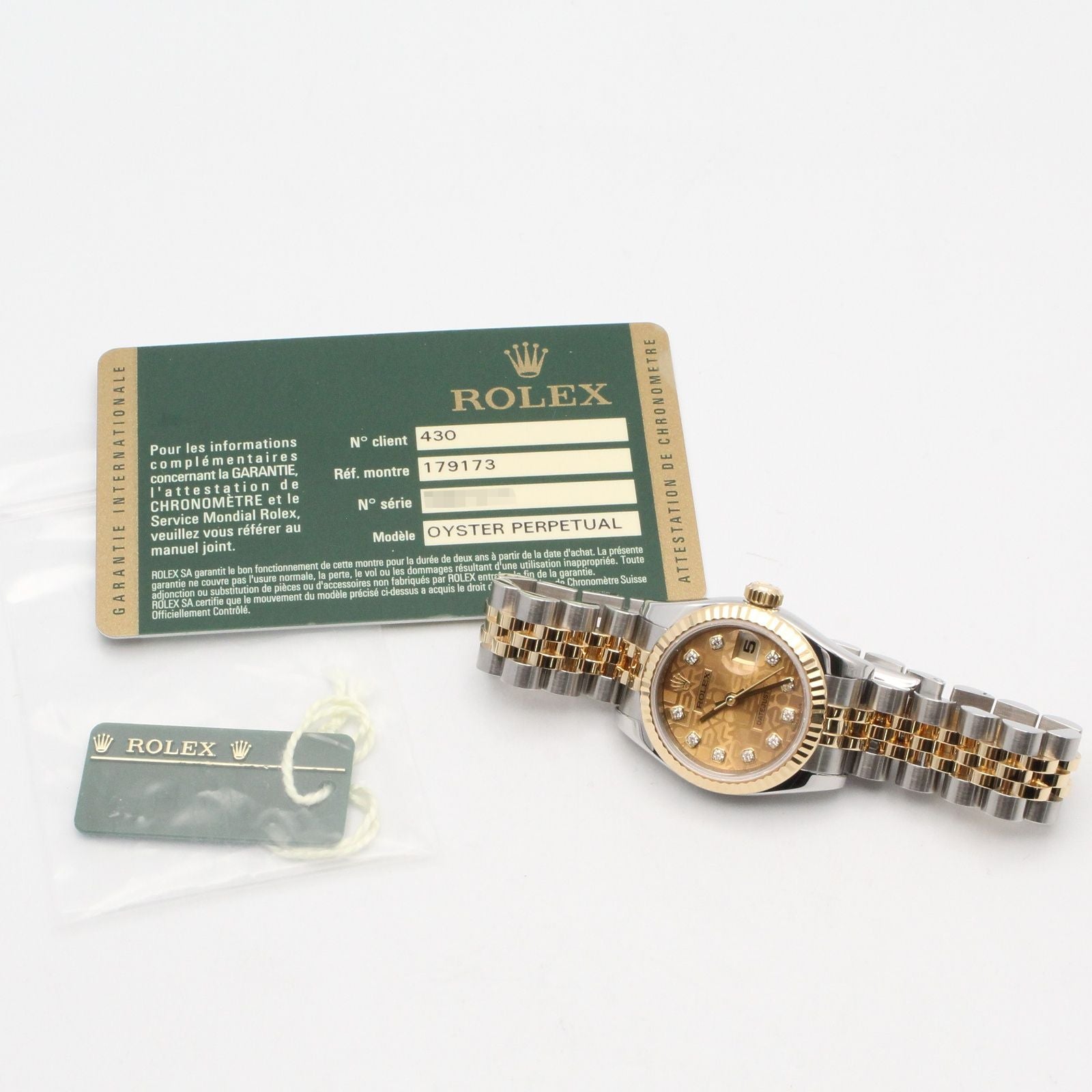 Rolex Others 10P G 179173G Ch/ /Np K18