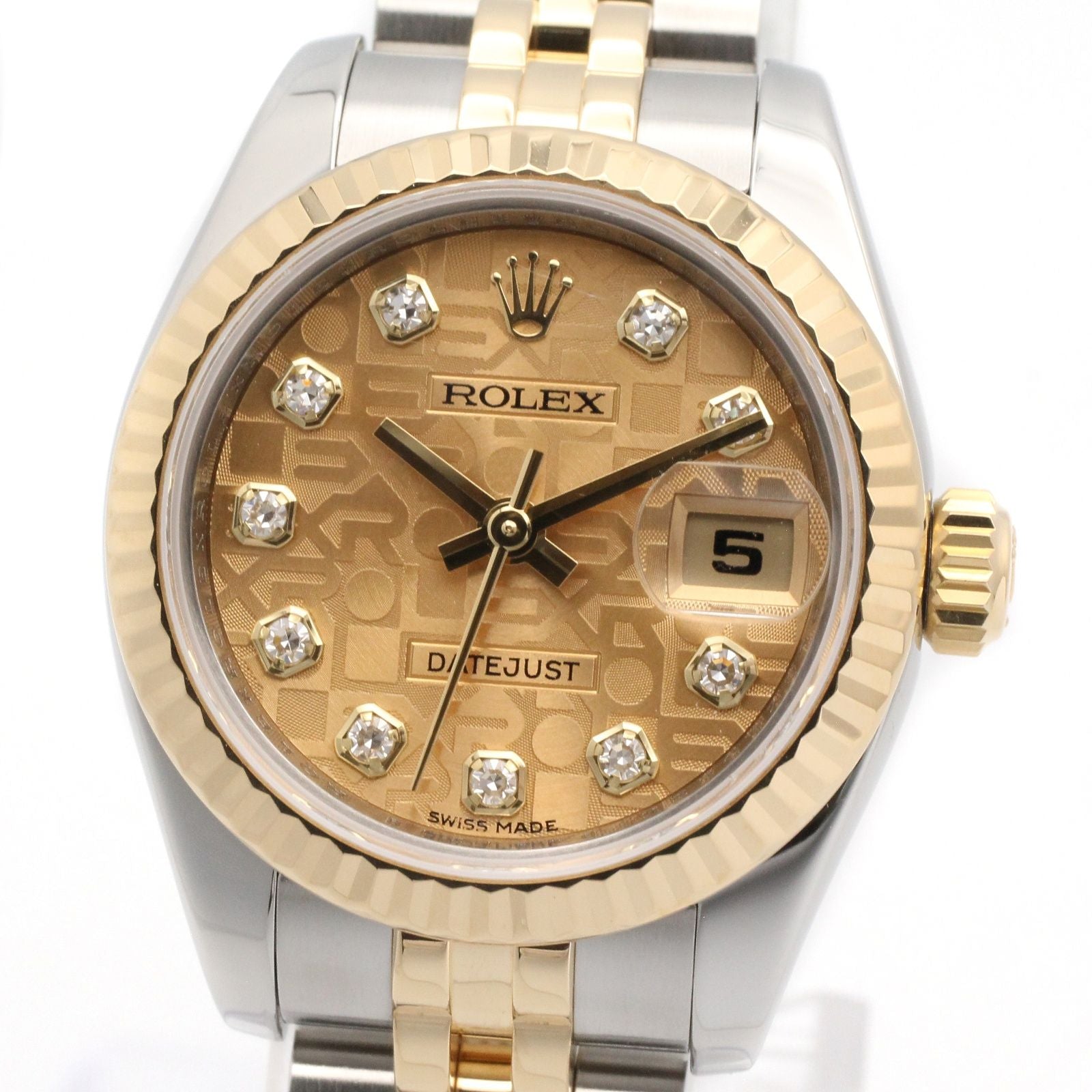 Rolex Others 10P G 179173G Ch/ /Np K18