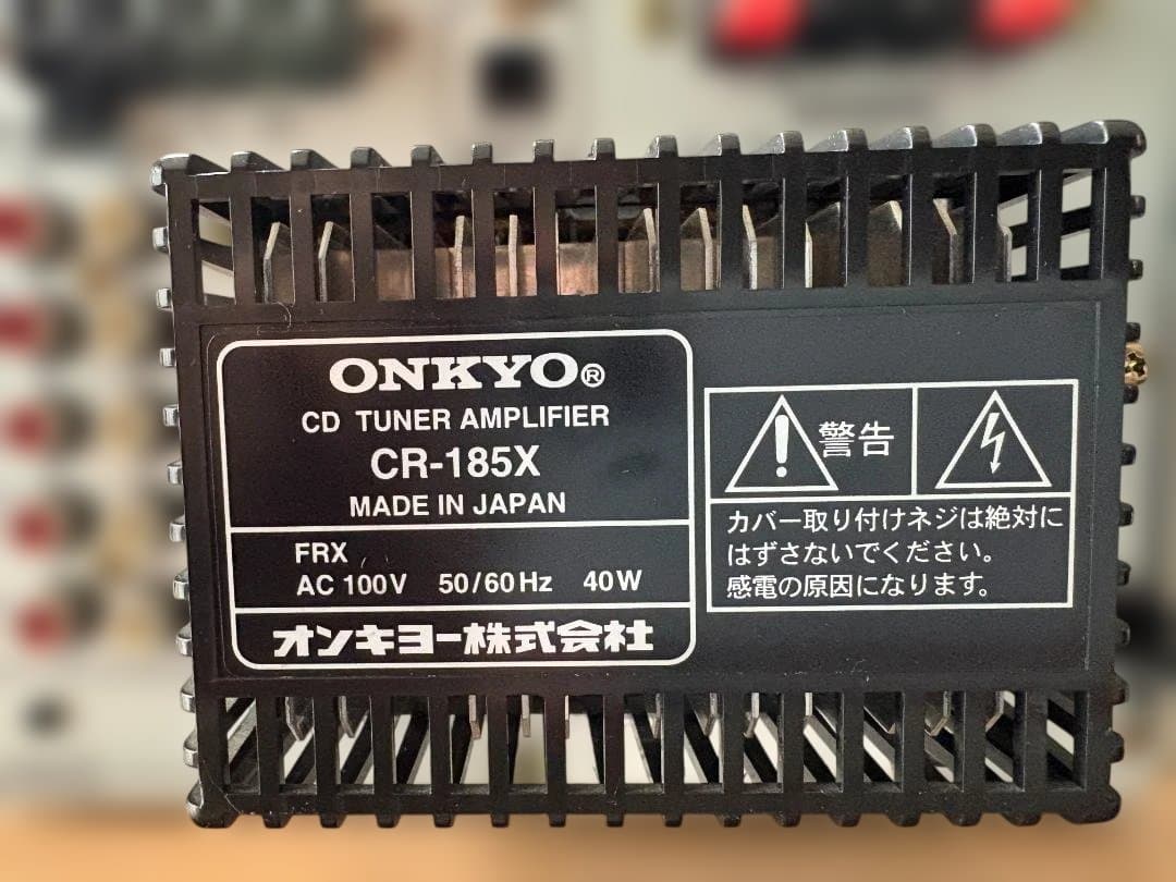 Onkyo Mini Component Systems Cr-185X Cd