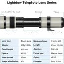 Lens (Single Focus) F/8.3 F- D5500 420-800Mm D3300 D3200 D5300 D3400 D7200 D750
