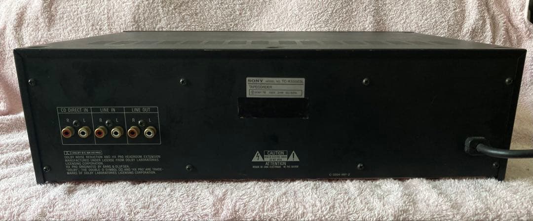 Sony Cd, Md Cassette Decks Tc-K555Esl